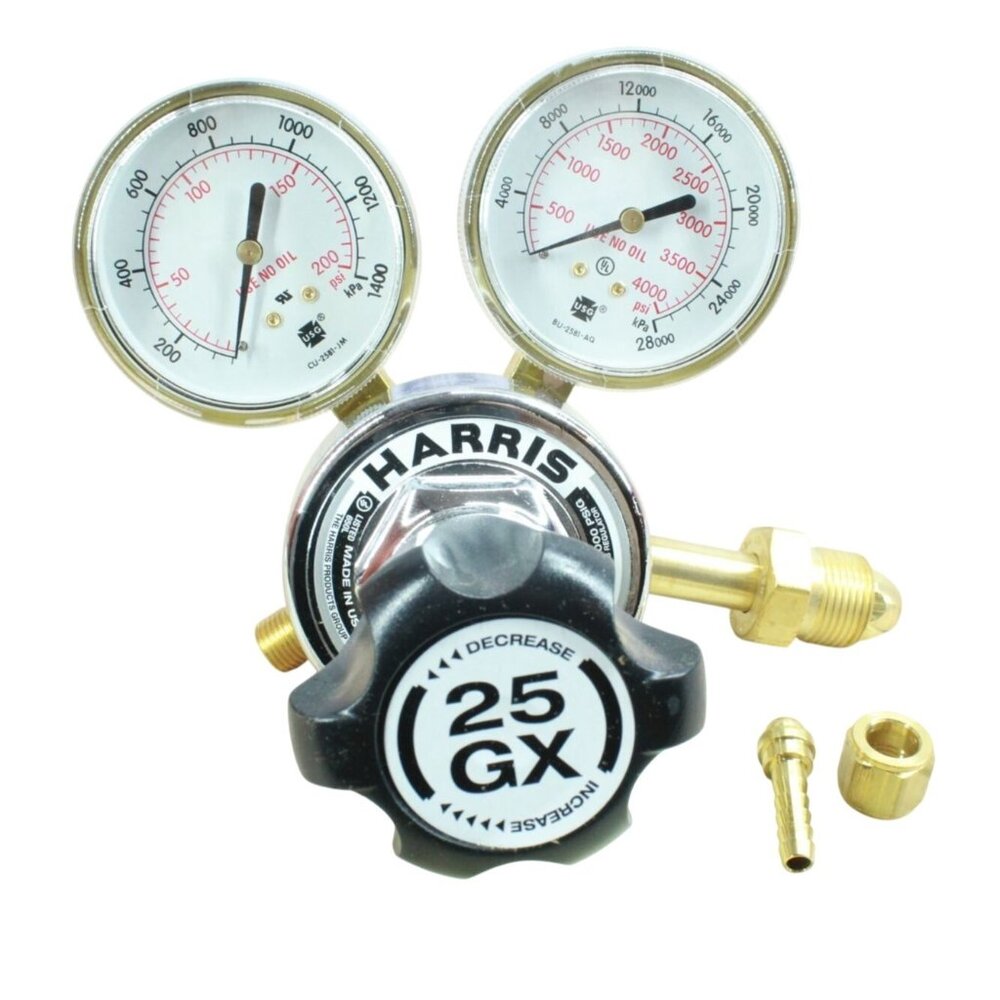 Harris 25GX Pressure Regulator & Flow Meter Reg 25GX-145-580 - 3000540